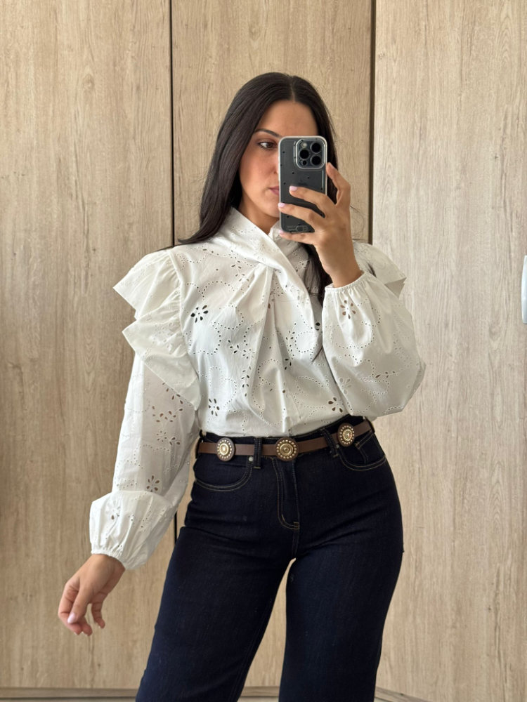 Camisa Brocada