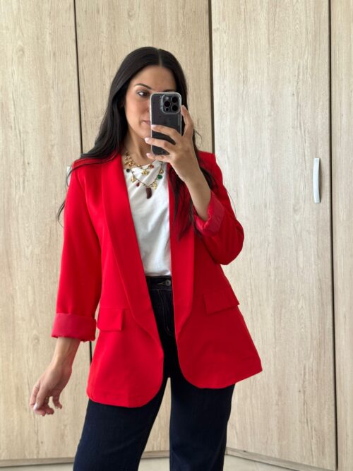 Americana Noelia - Rojo