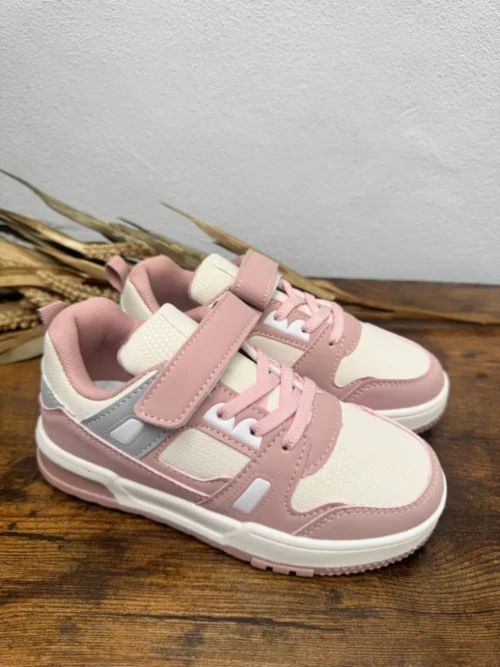 Zapatilla Rosa/Beige