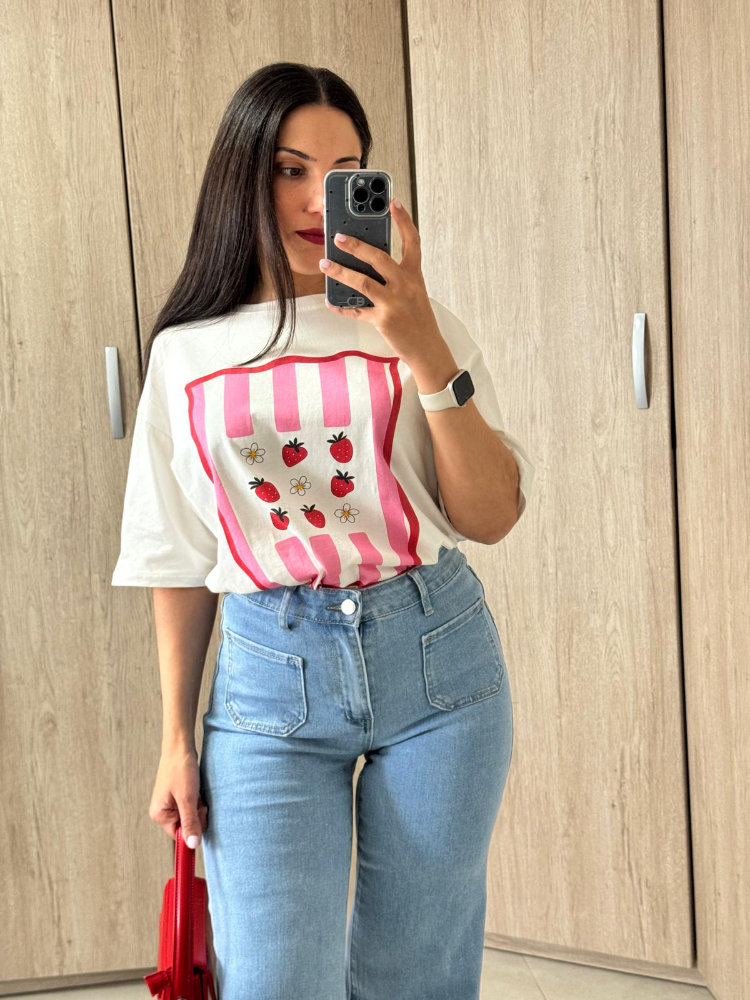 Camiseta Fresas