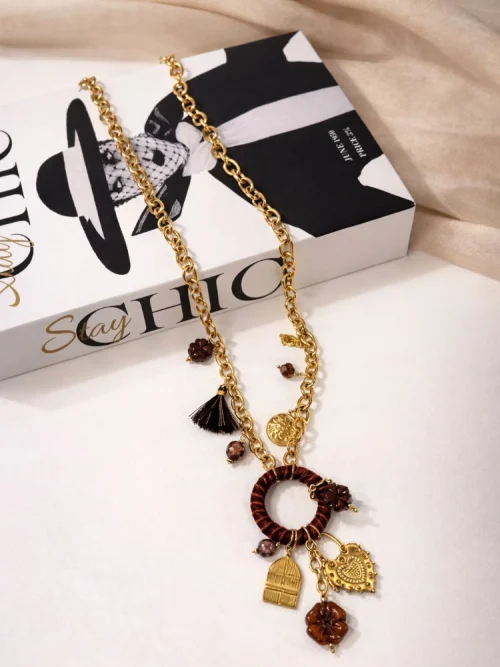 Collar chocolate charms