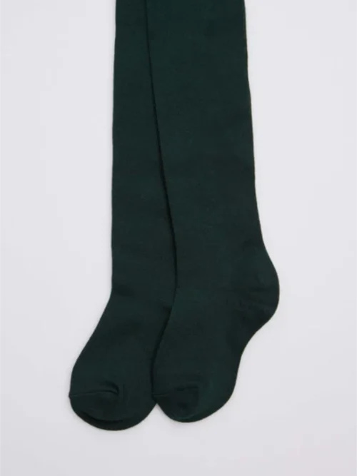 Leotardo clásico bebé verde botella