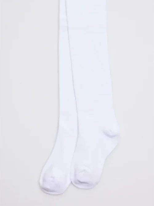 Leotardo clásico bebé blanco