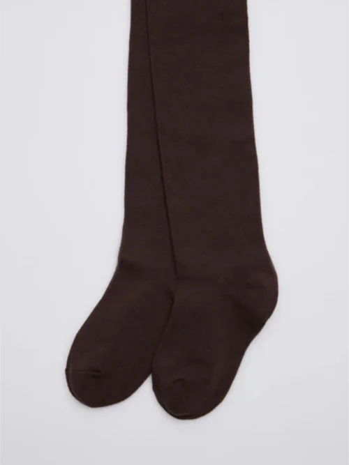 Leotardo clásico bebé marrón chocolate