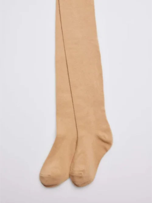 Leotardo clásico bebé camel