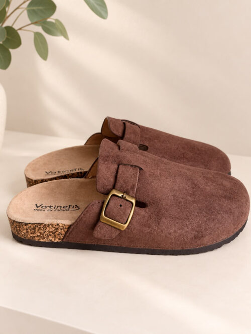 Zuecos casuales Chocolate