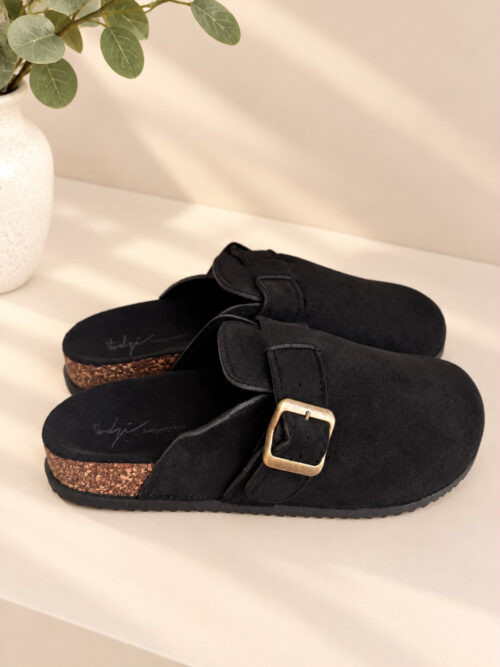 Zuecos casuales negros